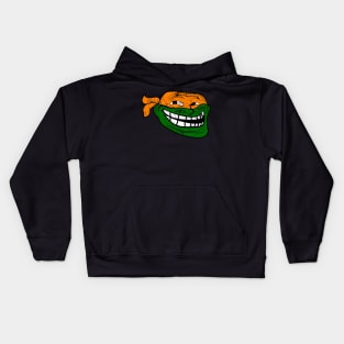 Ninja Trolltle Orange Kids Hoodie